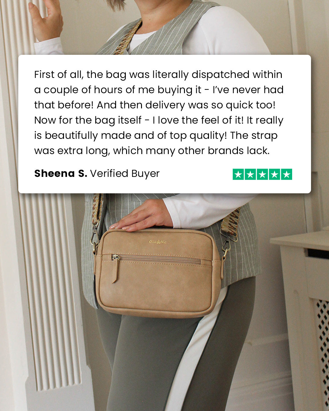 Gigi Crossbody - Camel