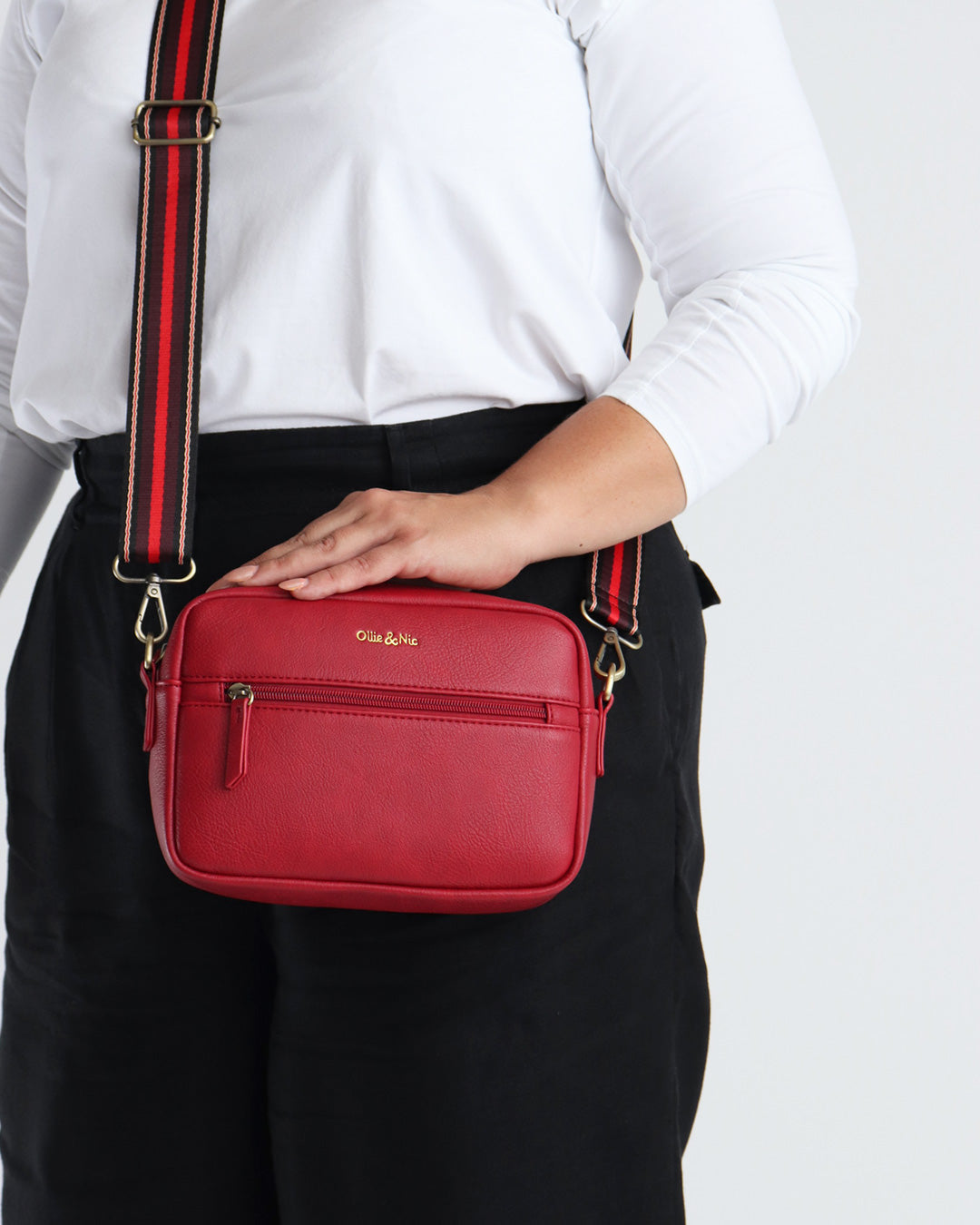 Gigi Crossbody - Cherry Red