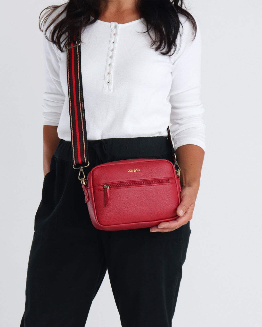 Gigi Crossbody - Cherry Red