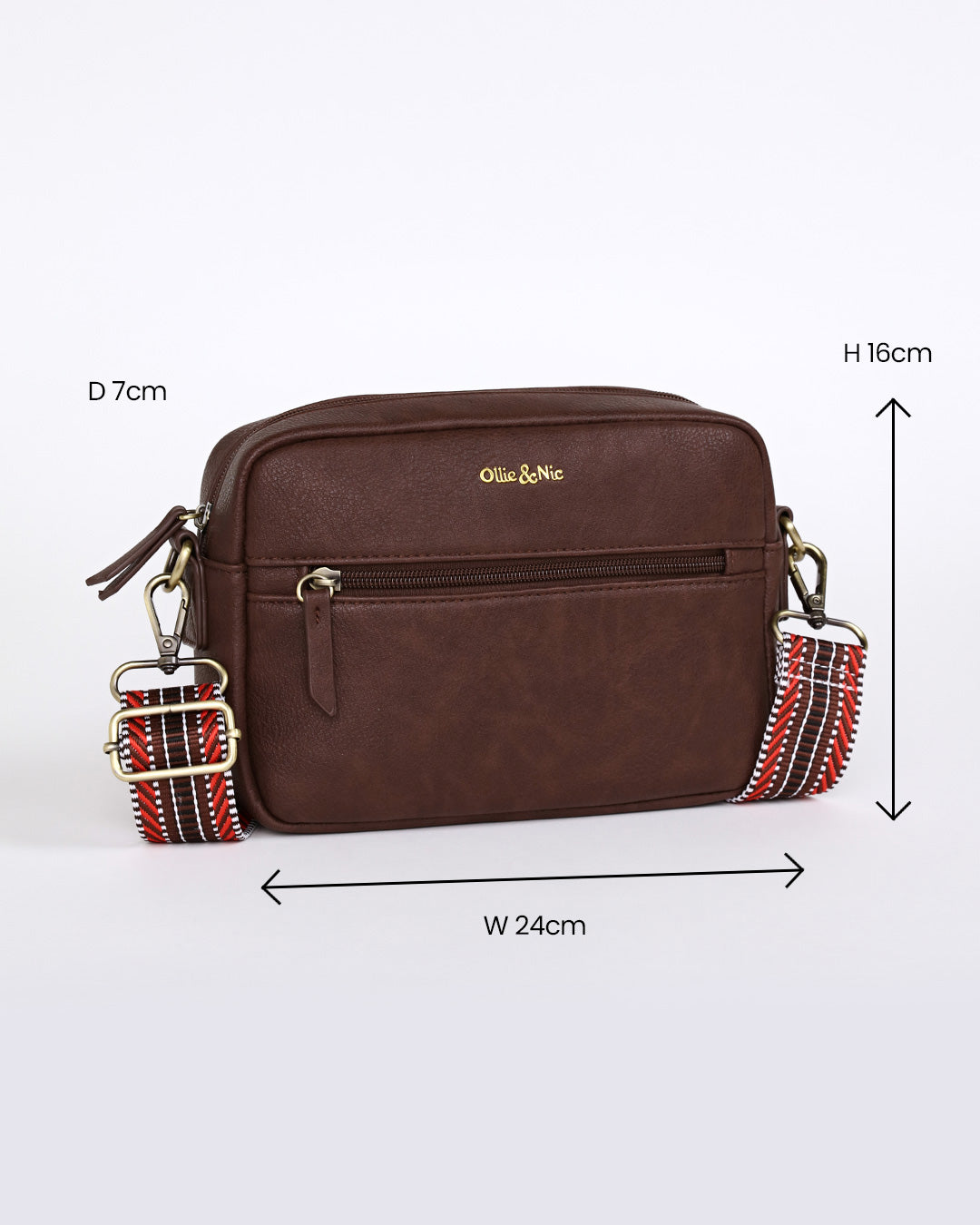 Gigi Crossbody - Chocolate