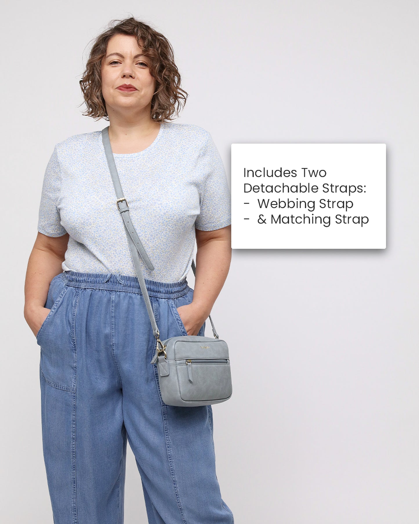 Gigi Crossbody - Duck Egg