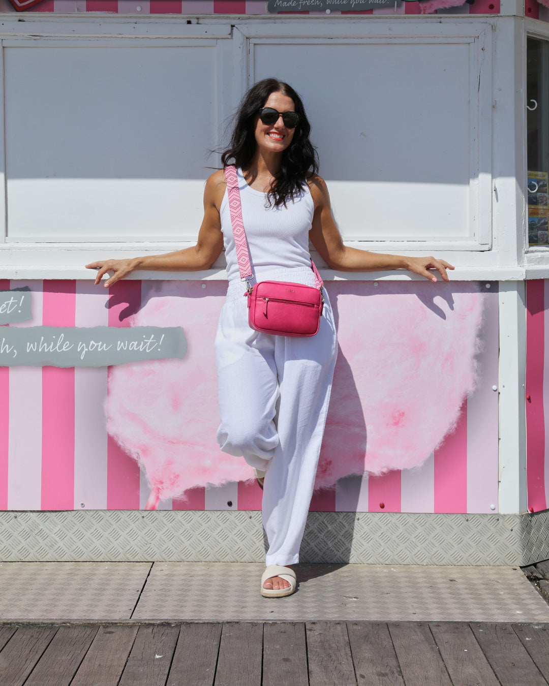 Gigi Crossbody - Fuchsia