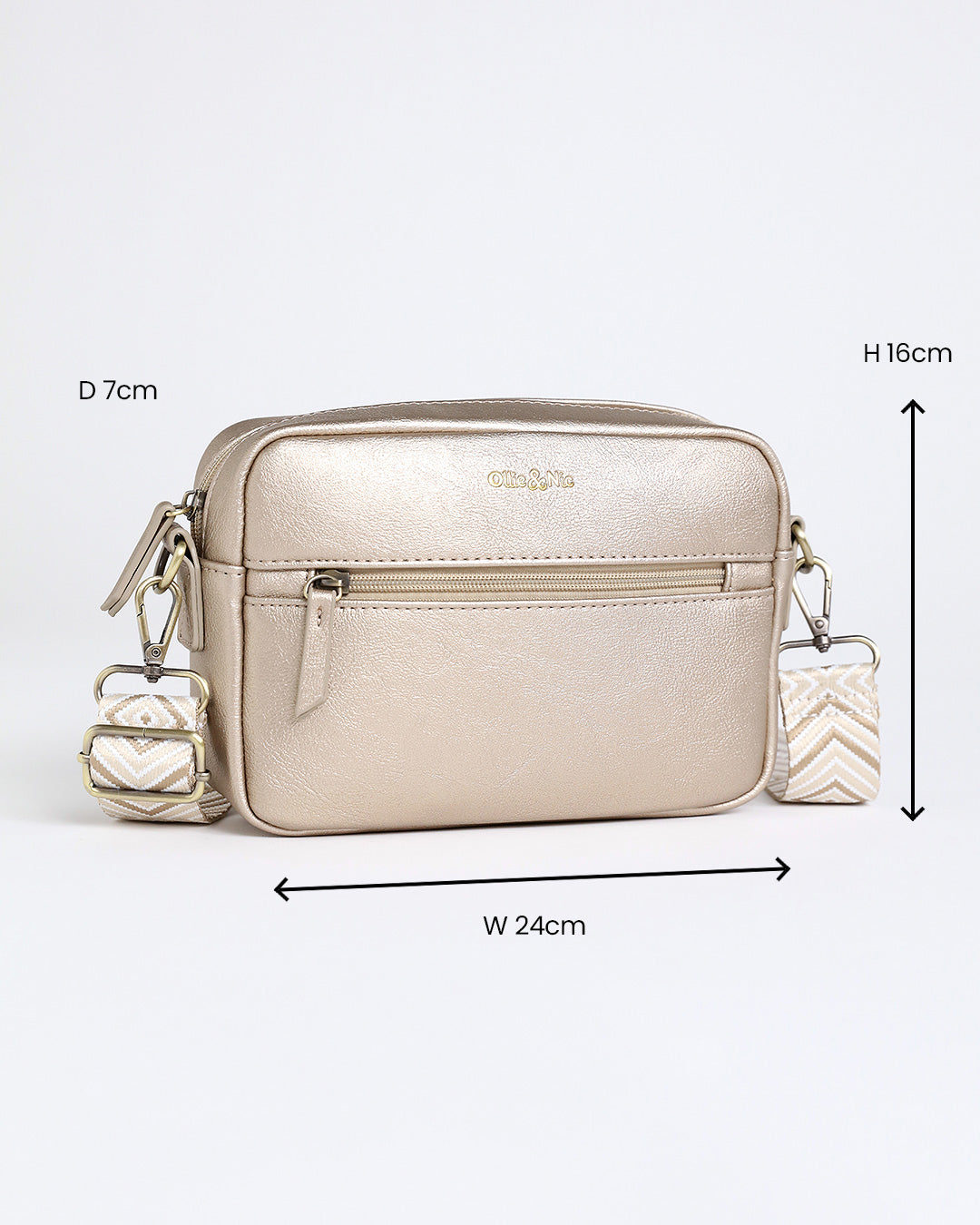 Gigi Crossbody - Antique Gold