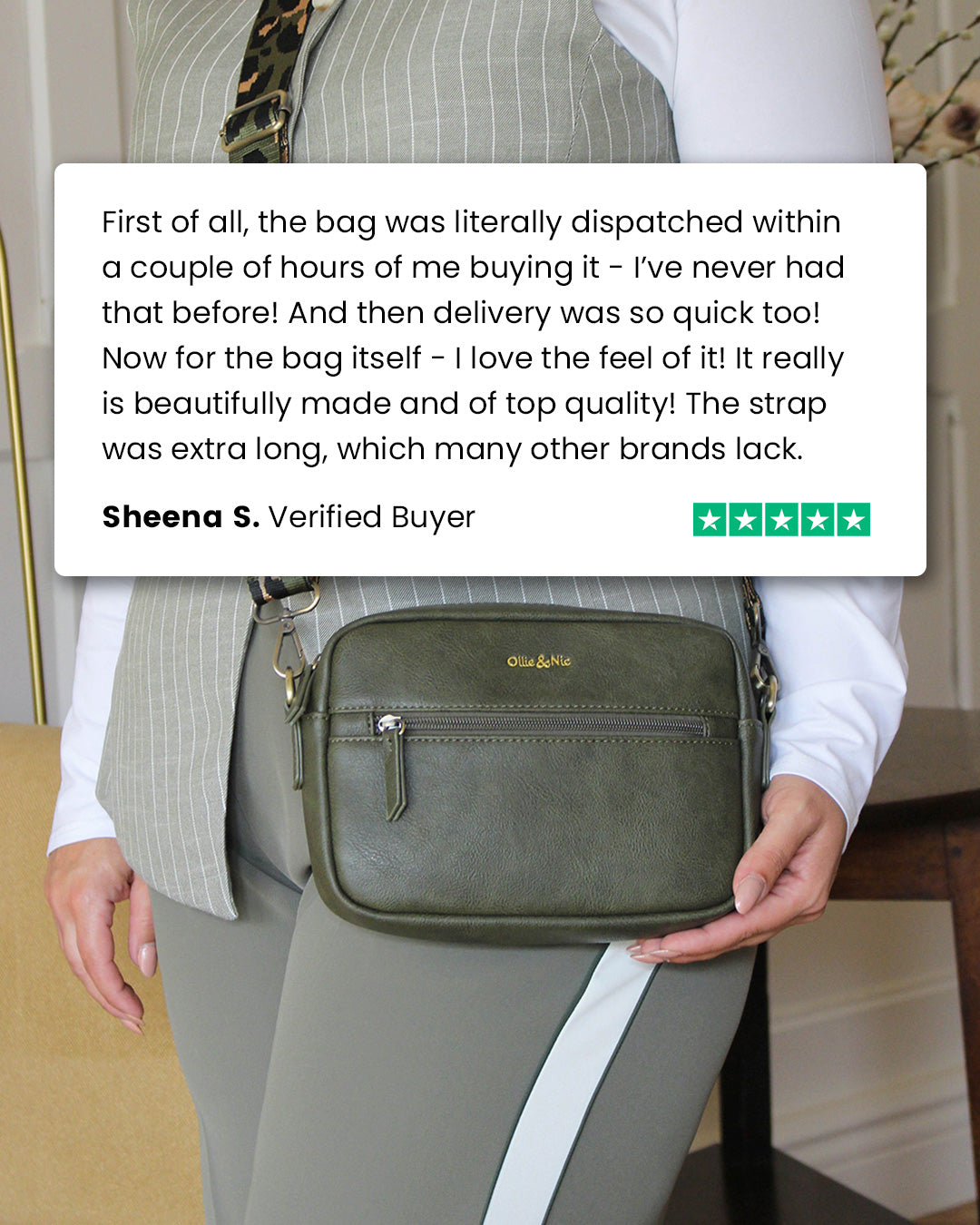 Gigi Crossbody - Khaki