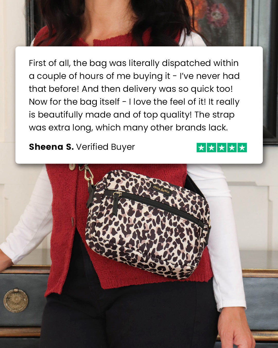 Gigi Crossbody - Leopard