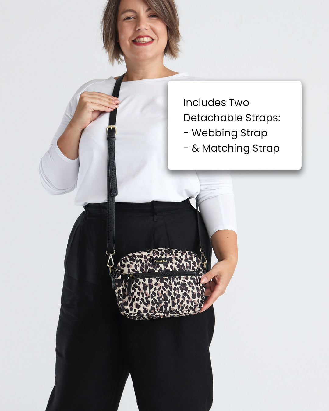 Gigi Crossbody - Leopard