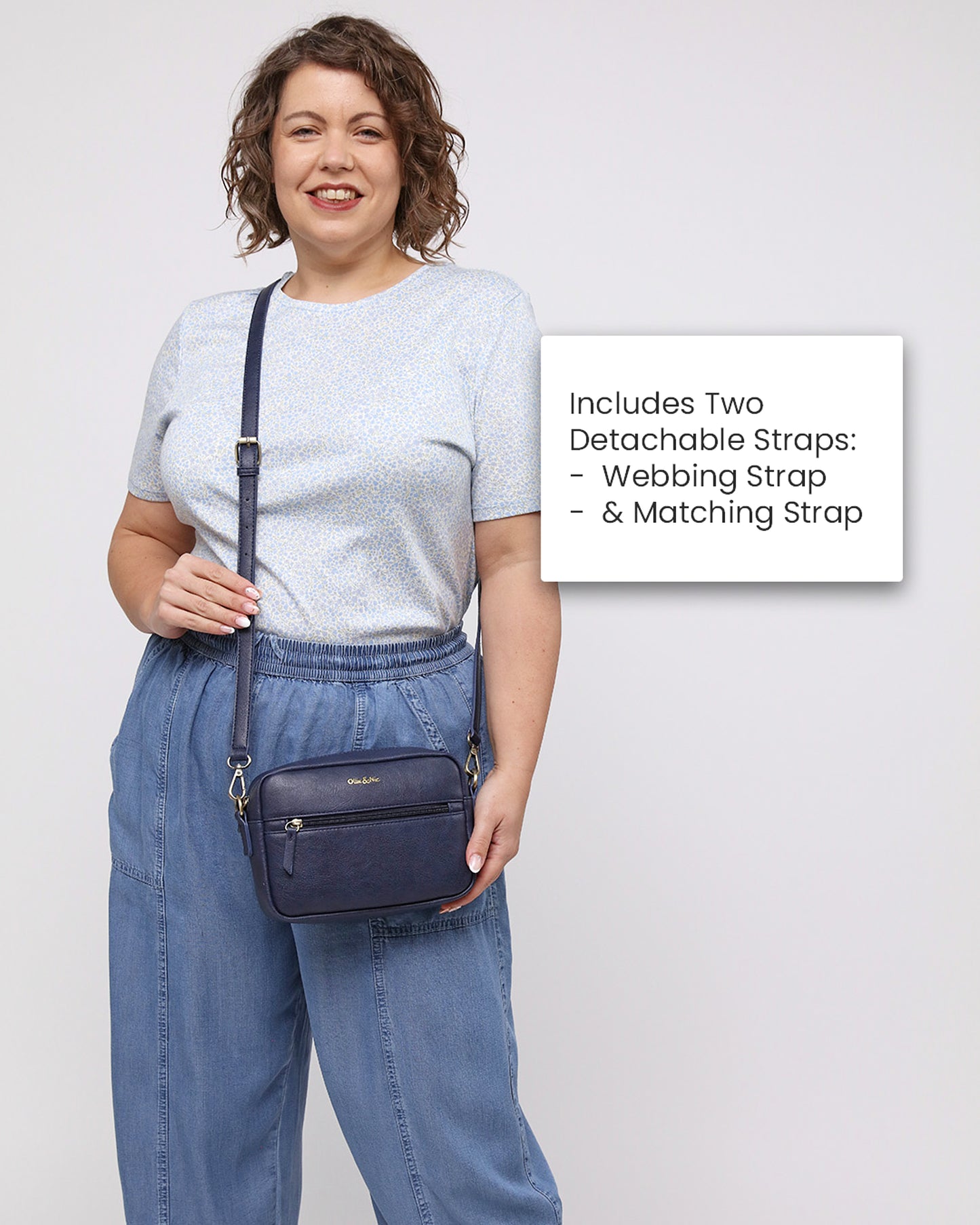 Gigi Crossbody - Navy