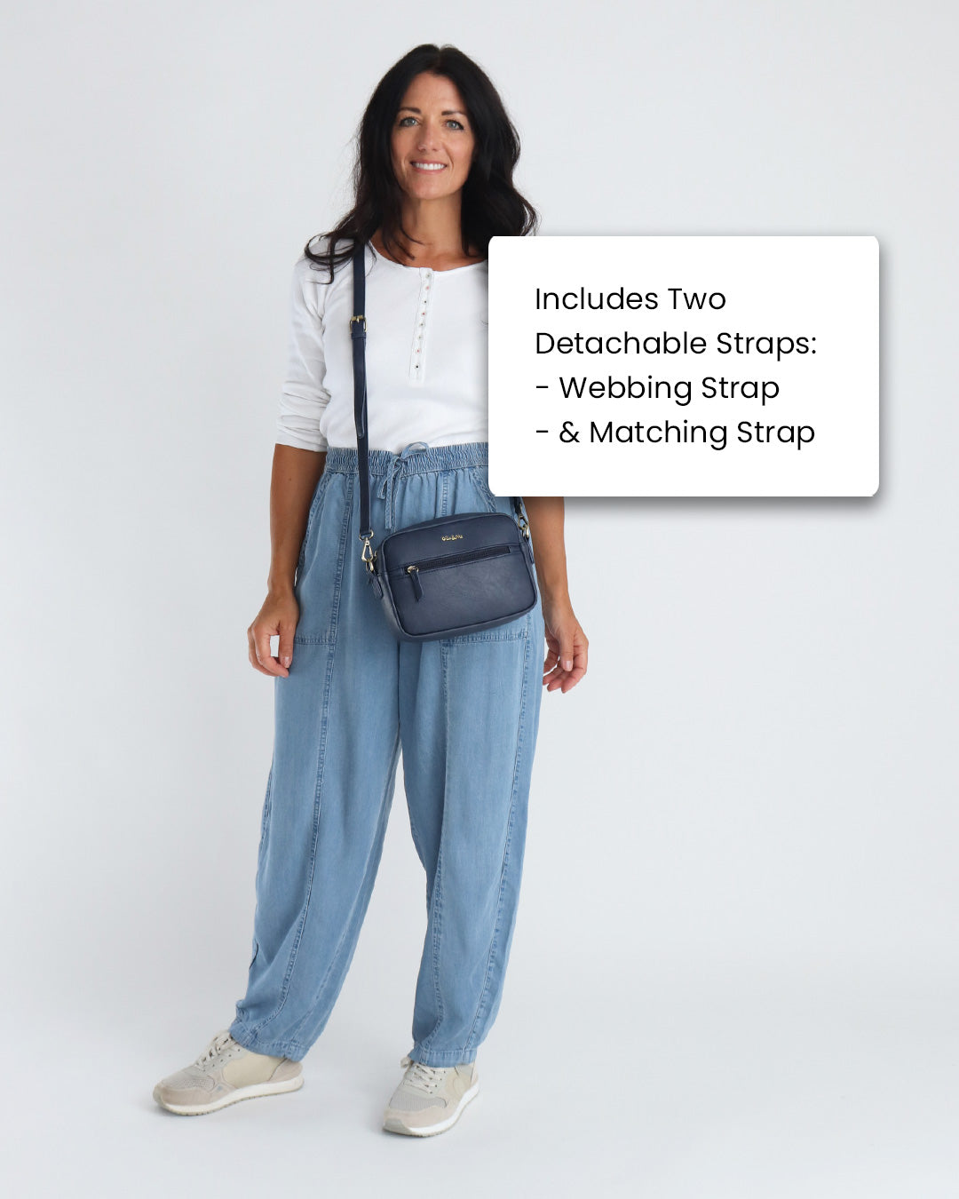 Gigi Crossbody - Navy