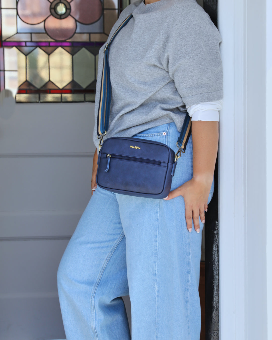 Gigi Crossbody - Navy