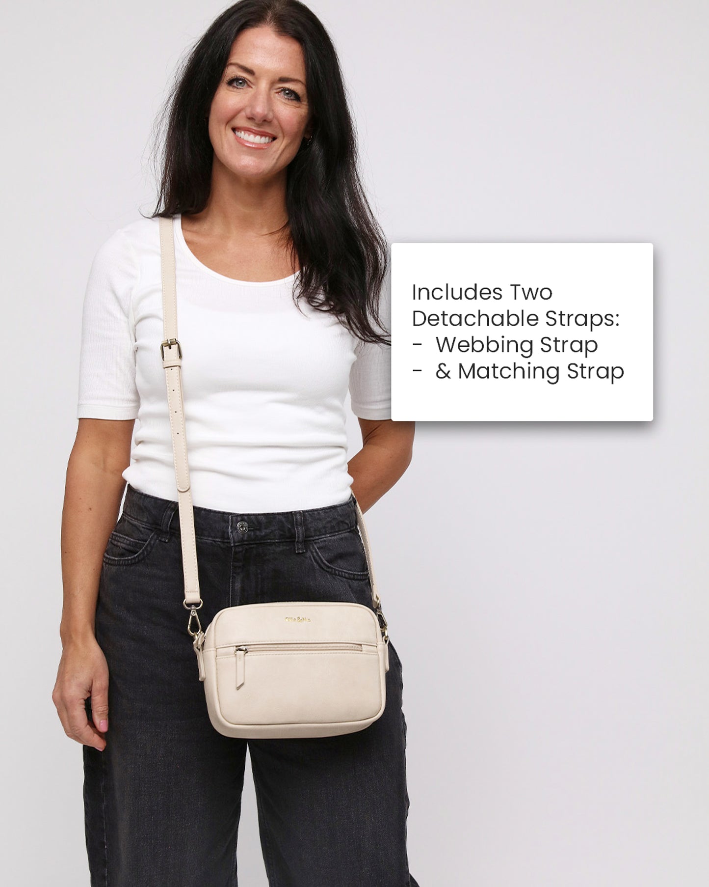 Gigi Crossbody - Pebble