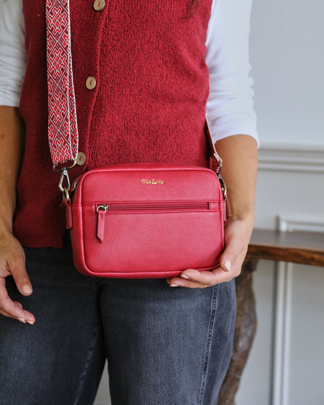 Gigi Crossbody - Red