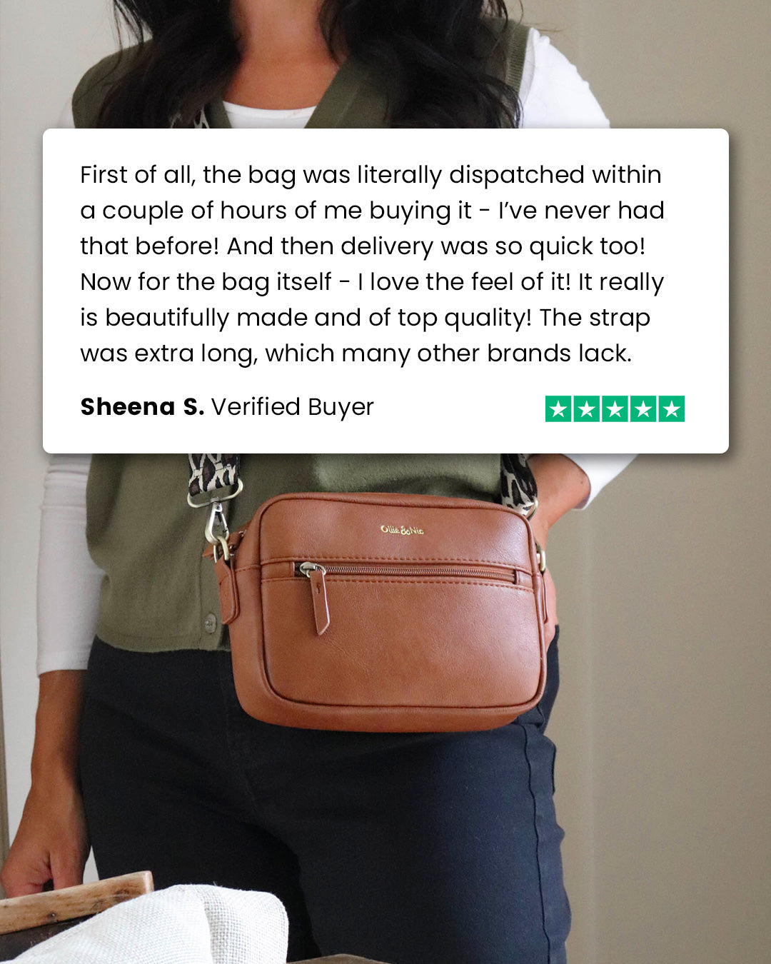 Gigi Crossbody - Tan