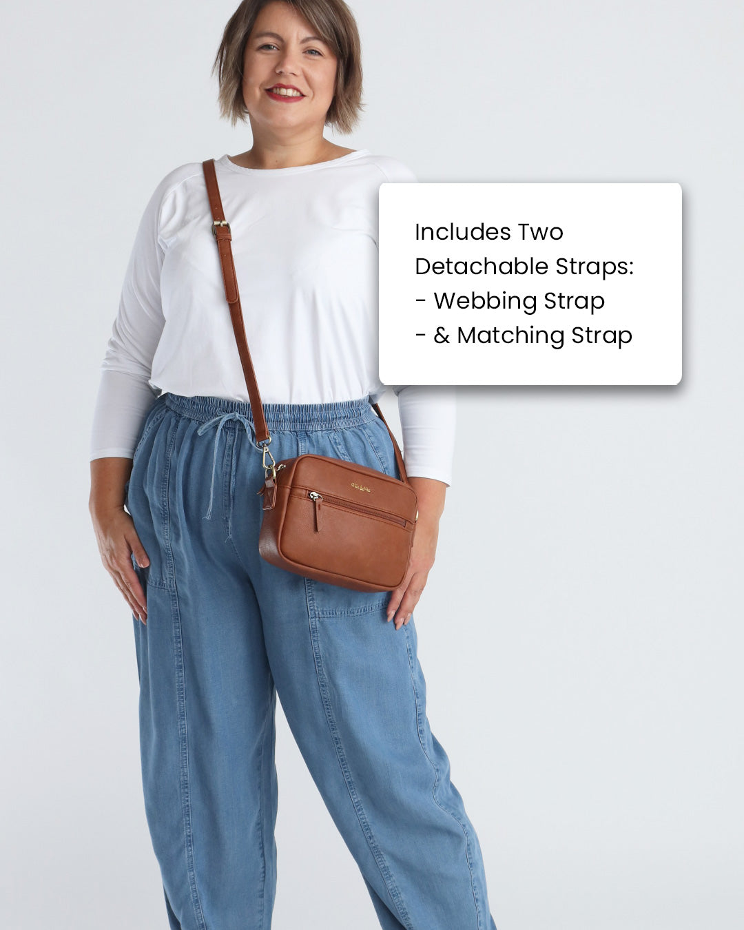 Gigi Crossbody - Tan