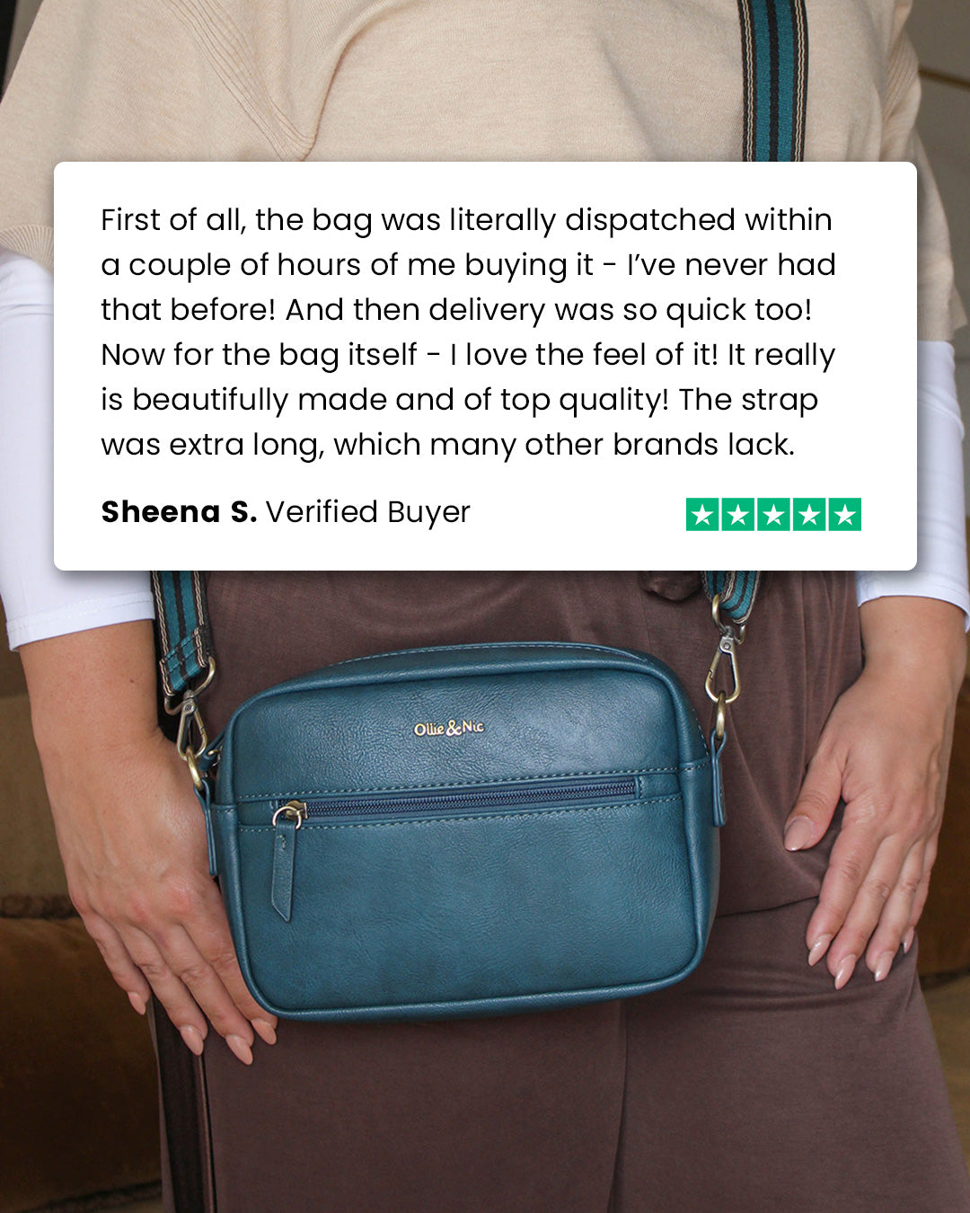 Gigi Crossbody - Teal