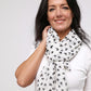 Harriet Scarf - Black/Cream