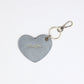 Heart Bag Charm - Duck Egg