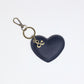 Heart Bag Charm - Navy
