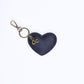 Heart Bag Charm - Navy