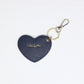Heart Bag Charm - Navy