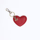 Heart Bag Charm - Red