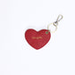 Heart Bag Charm - Red