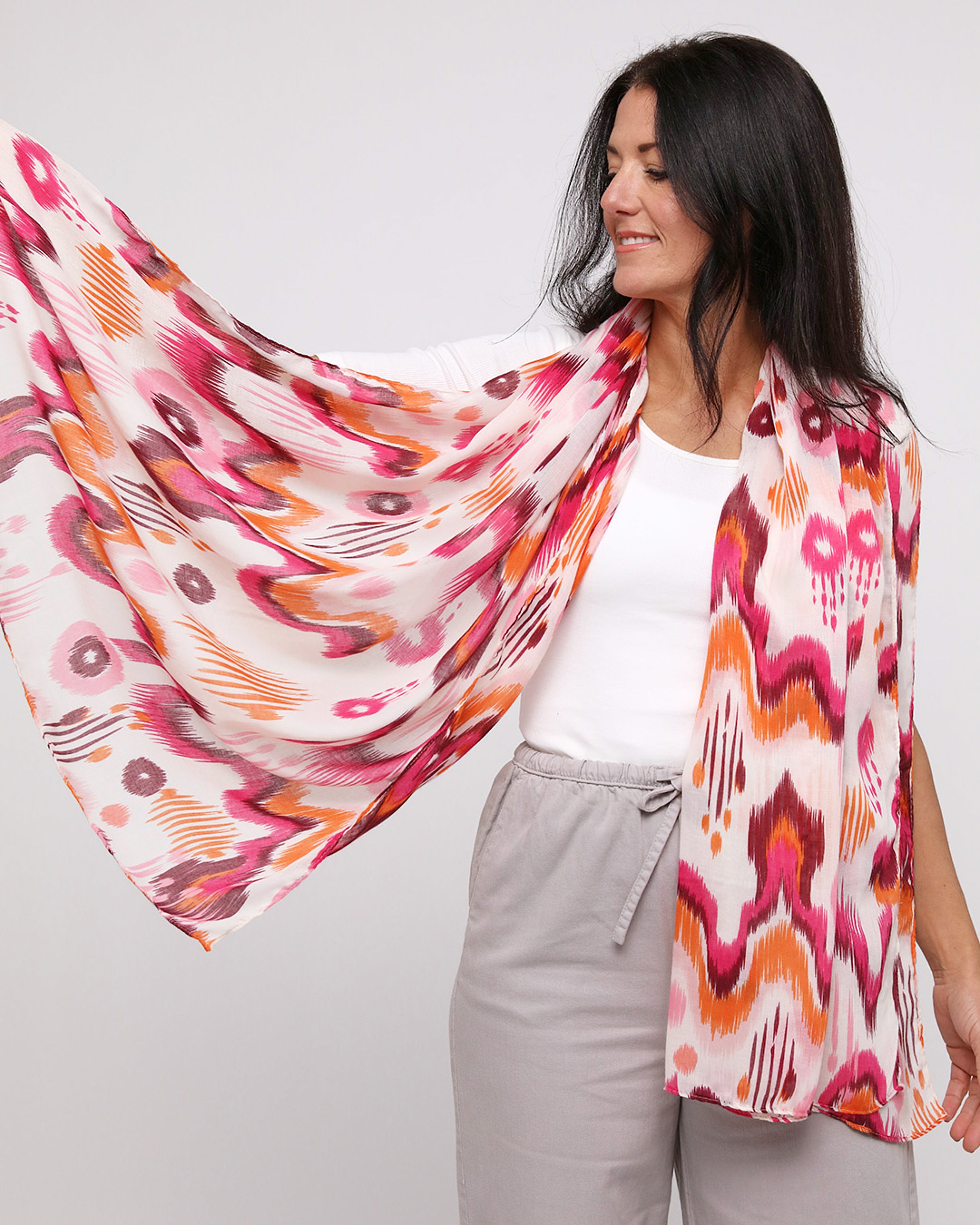 Jade Scarf - Fuchsia