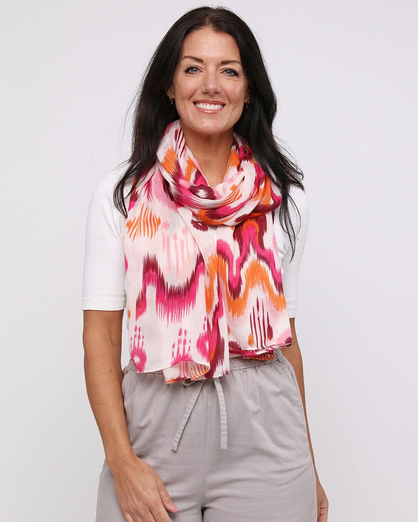 Jade Scarf - Fuchsia
