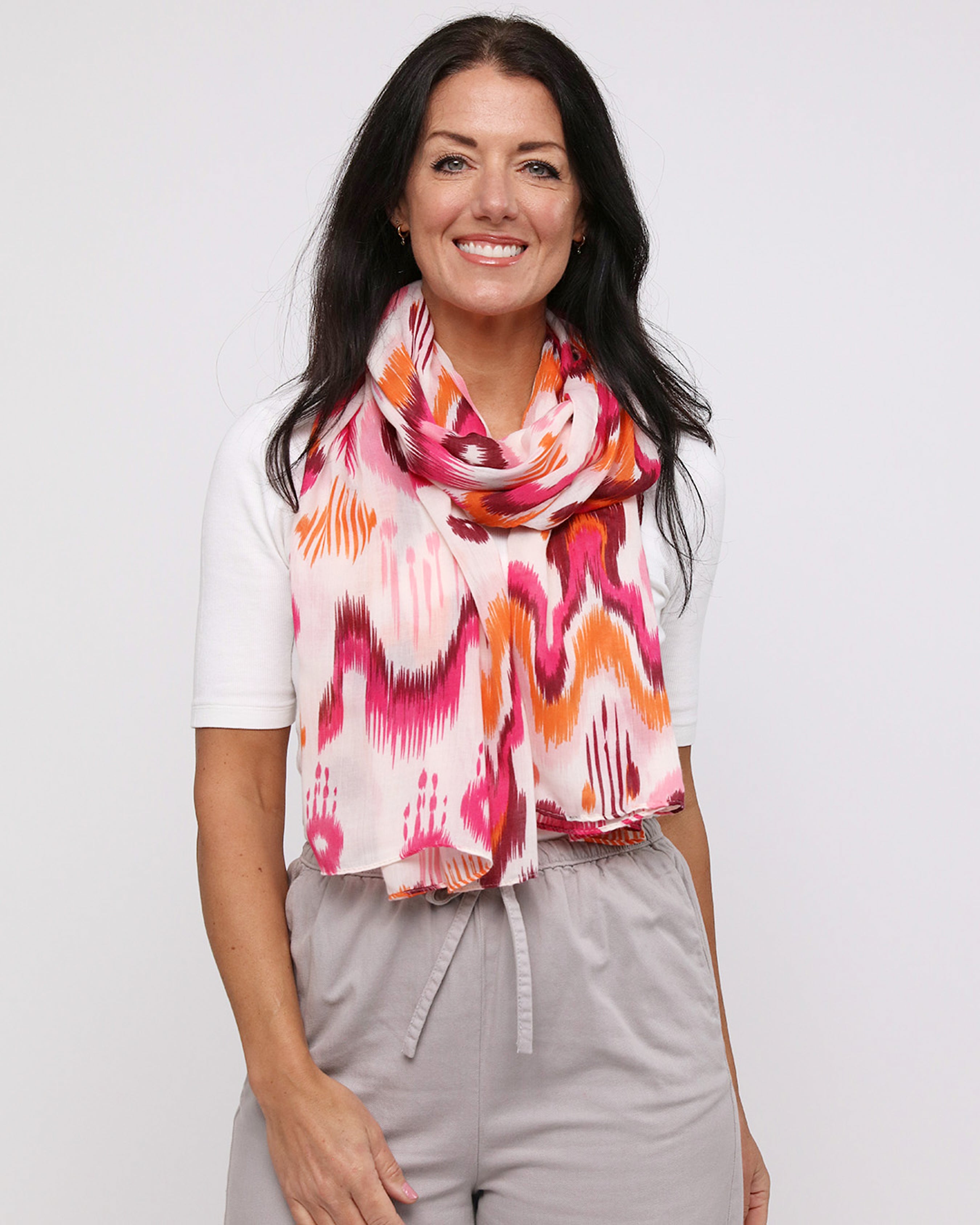 Jade Scarf - Fuchsia