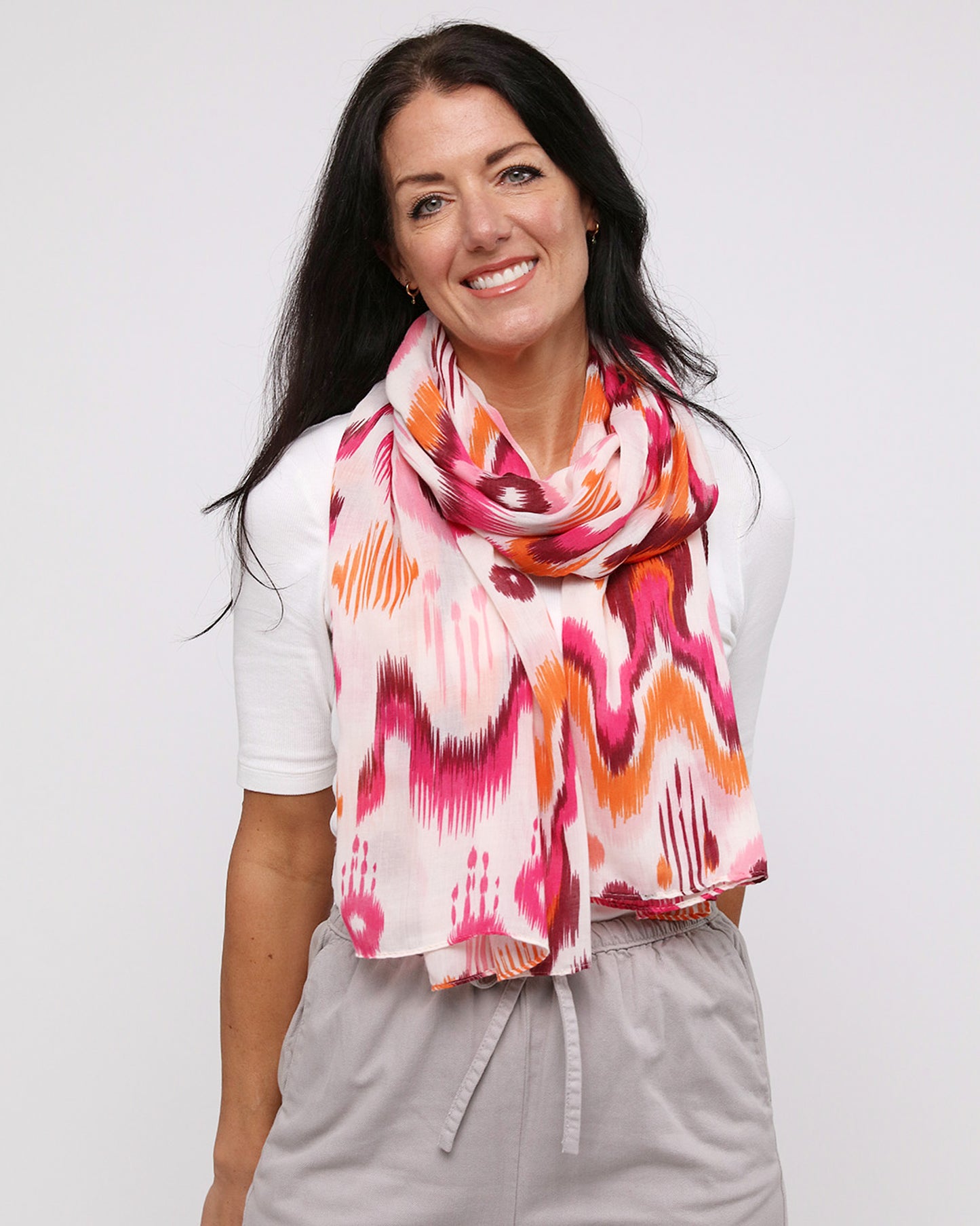 Jade Scarf - Fuchsia