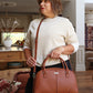 Jenna Bowling Bag - Tan