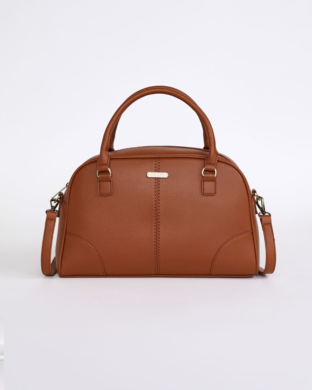 Jenna Bowling Bag - Tan