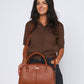 Jenna Bowling Bag - Tan