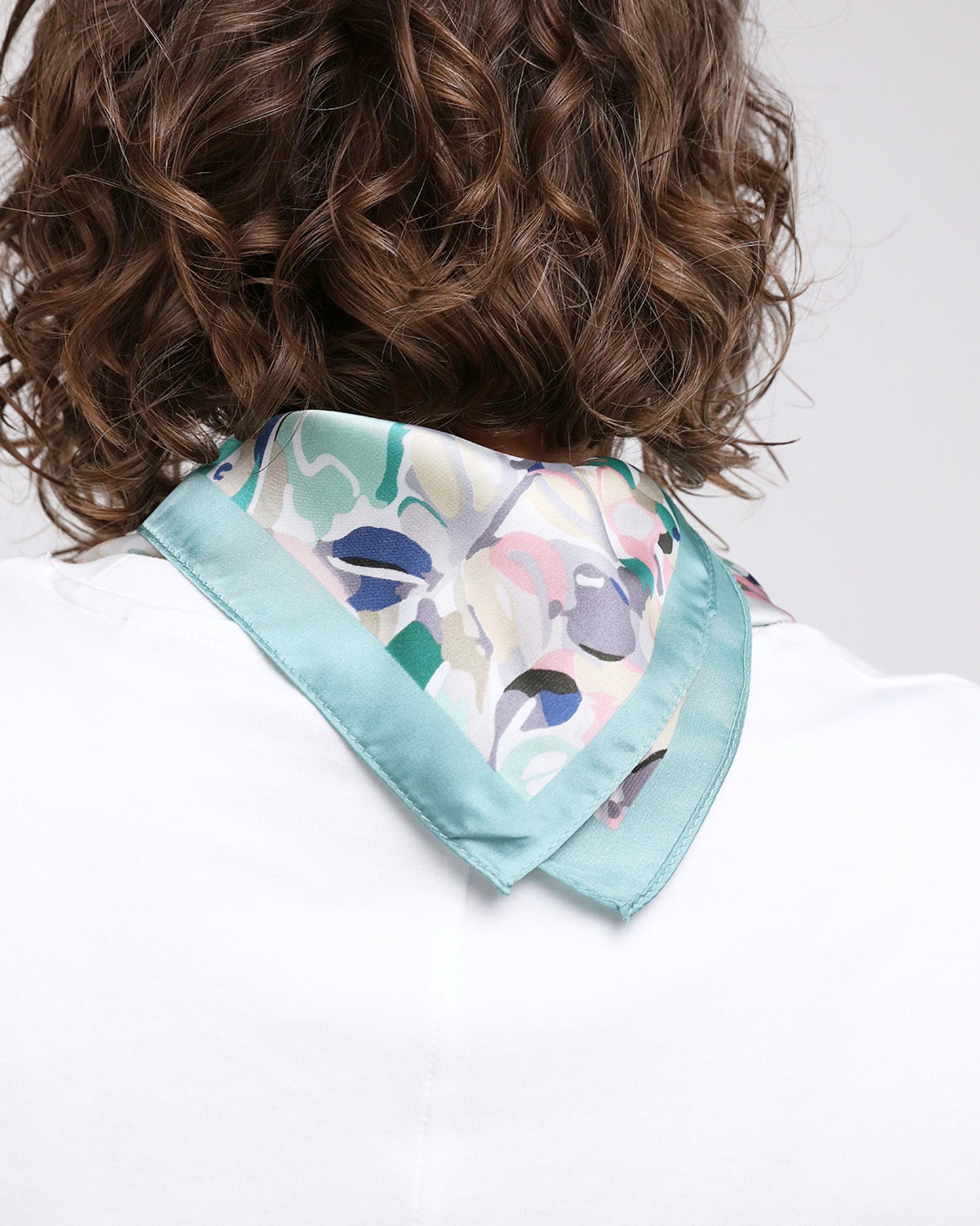 Jessie Square Scarf - Duck Egg