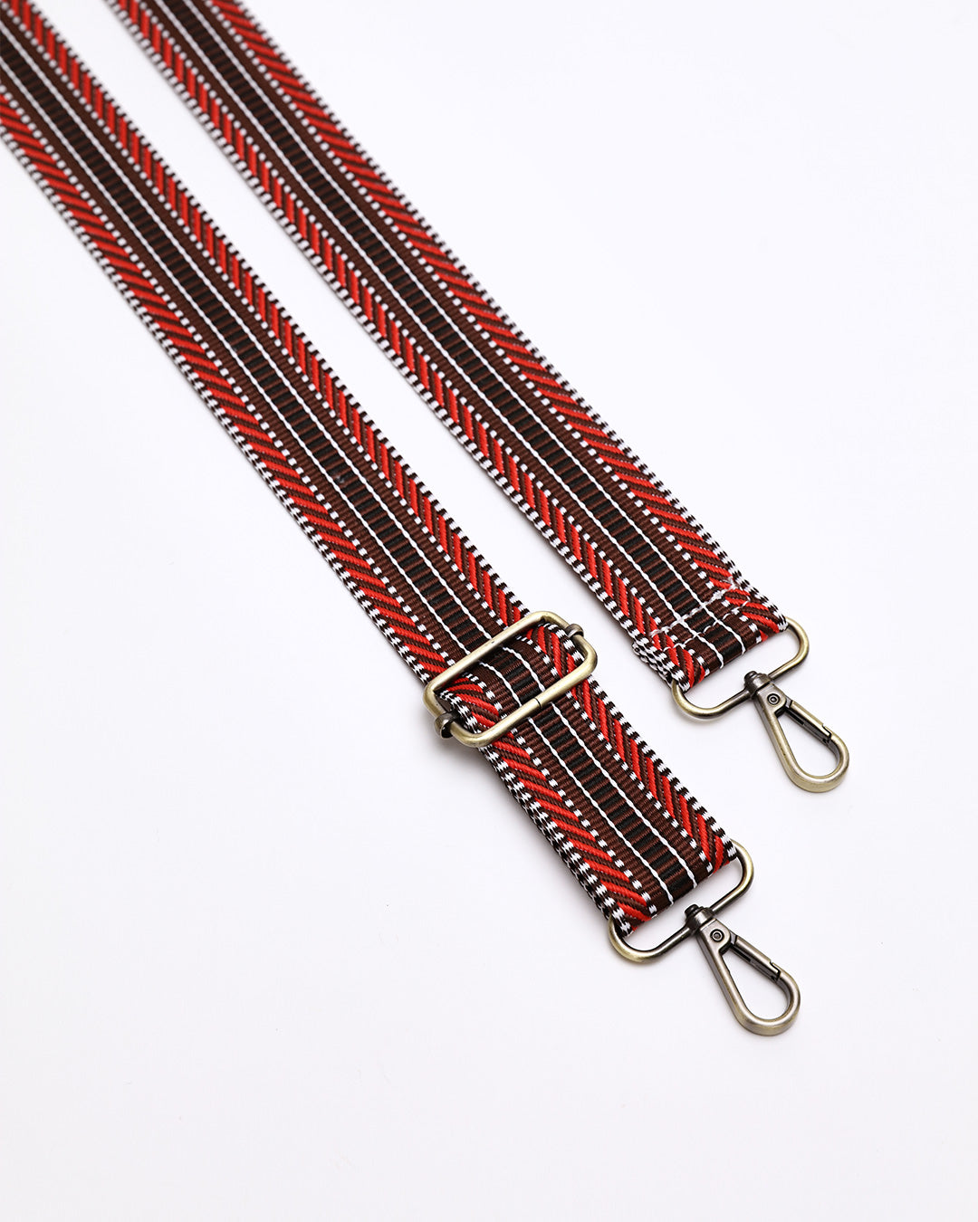 Ladder Stripe Strap - Chocolate