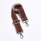 Ladder Stripe Strap - Chocolate