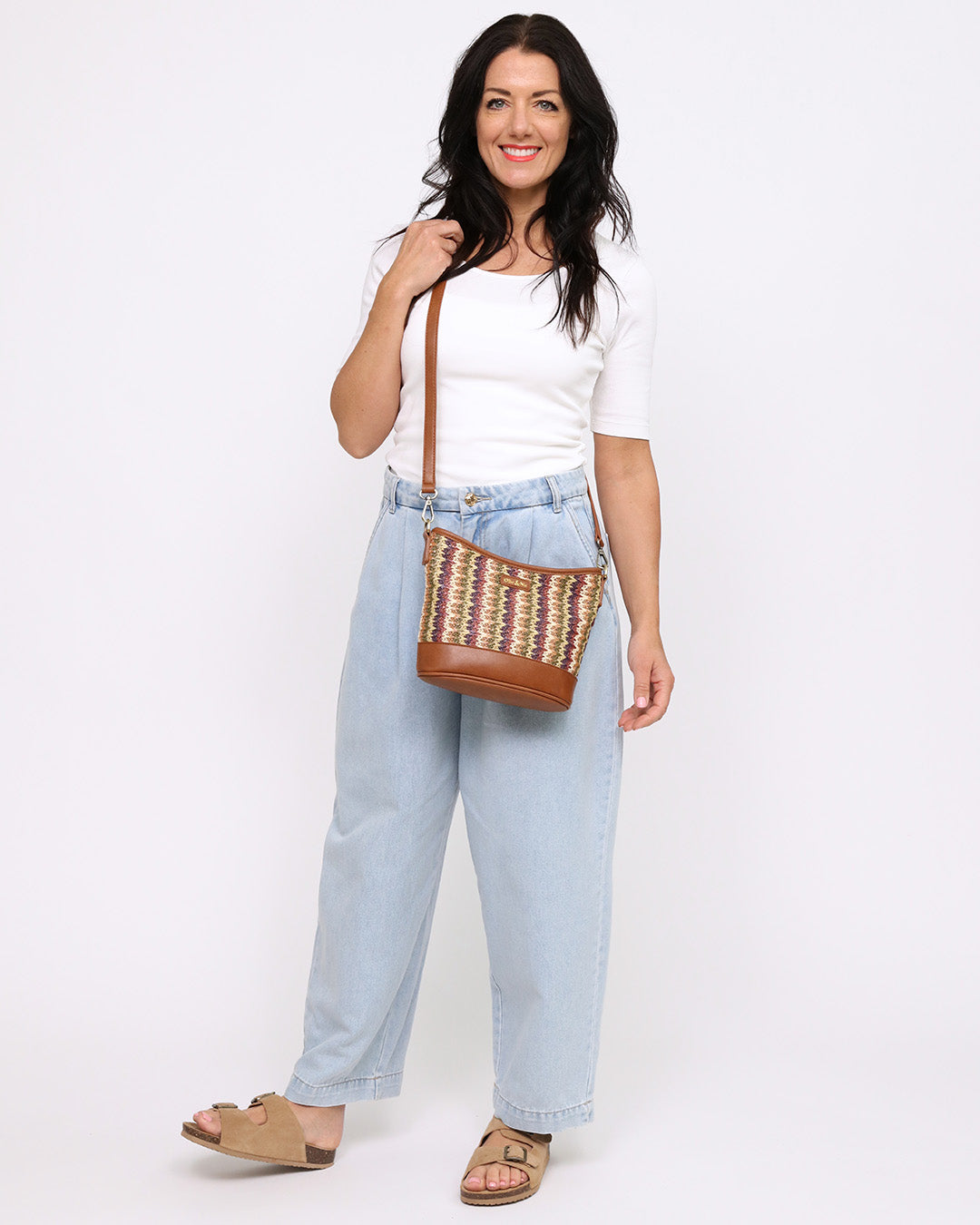 Laurie Mini Scoop Bucket - Olive Mix