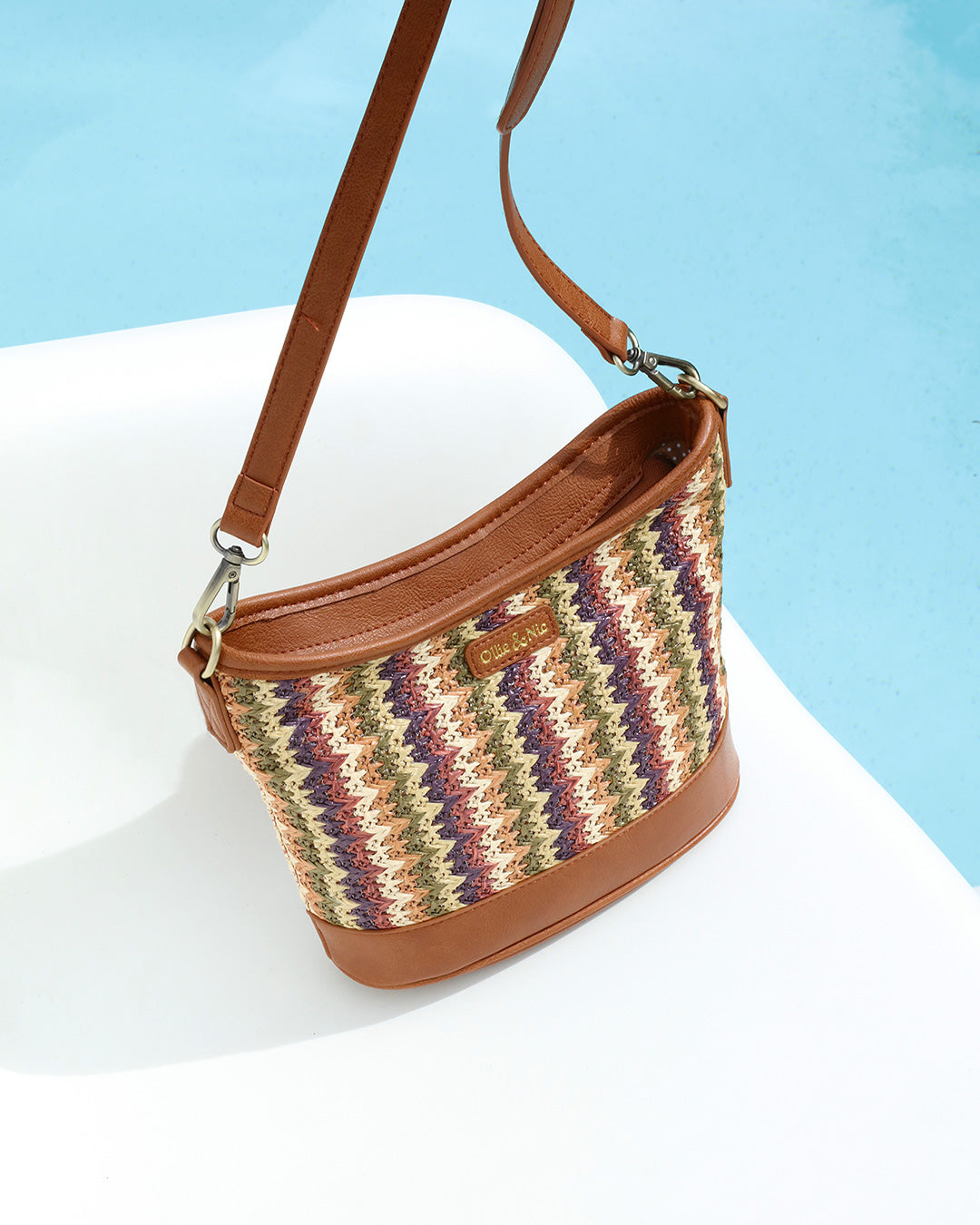 Laurie Mini Scoop Bucket - Olive Mix