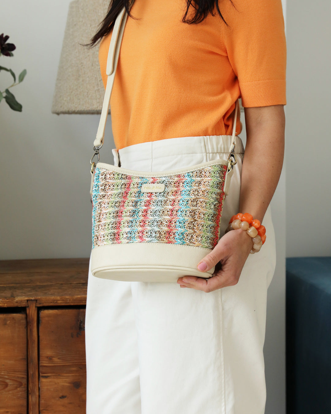 Laurie Mini Scoop Bucket - Pebble Mix