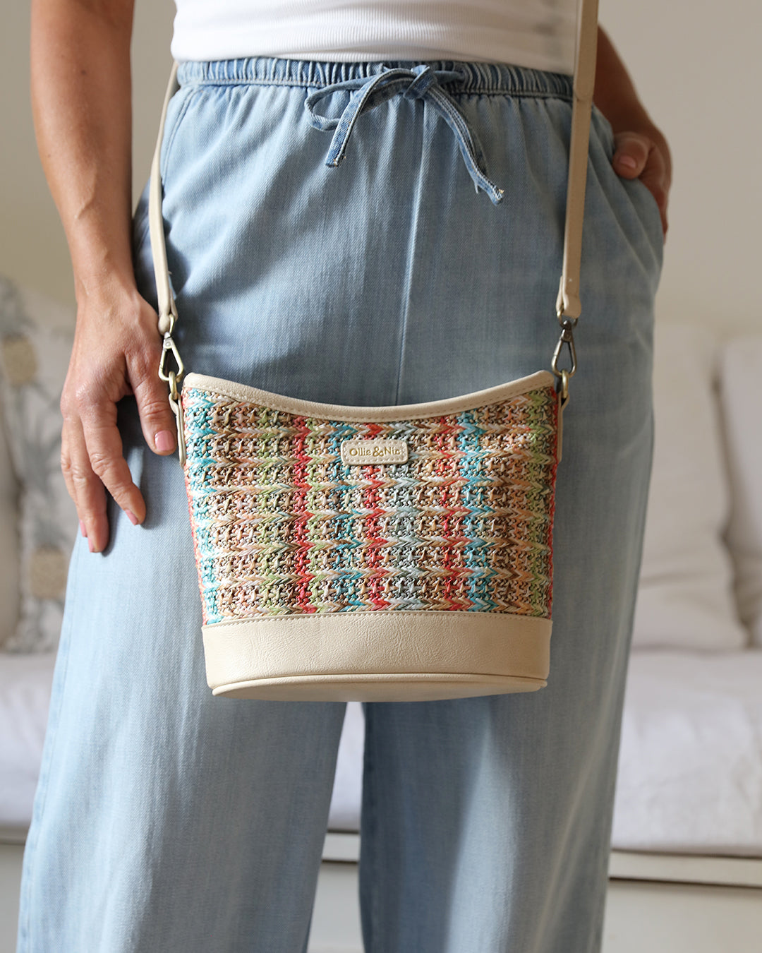 Laurie Mini Scoop Bucket - Pebble Mix