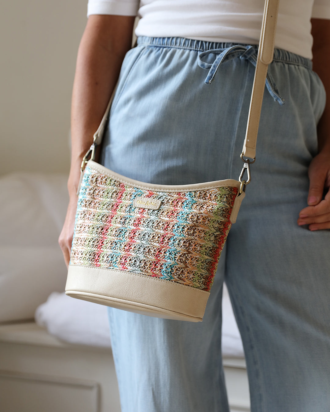 Laurie Mini Scoop Bucket - Pebble Mix