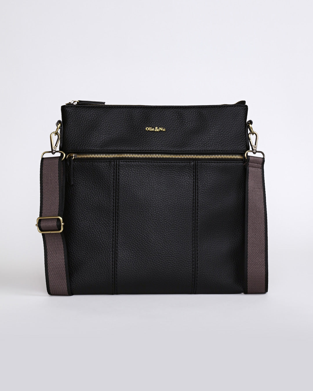 Layla Large Crossbody - Black