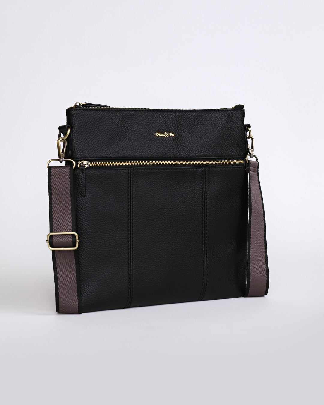 Layla Large Crossbody - Black