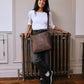 Layla Large Crossbody - Chocolate