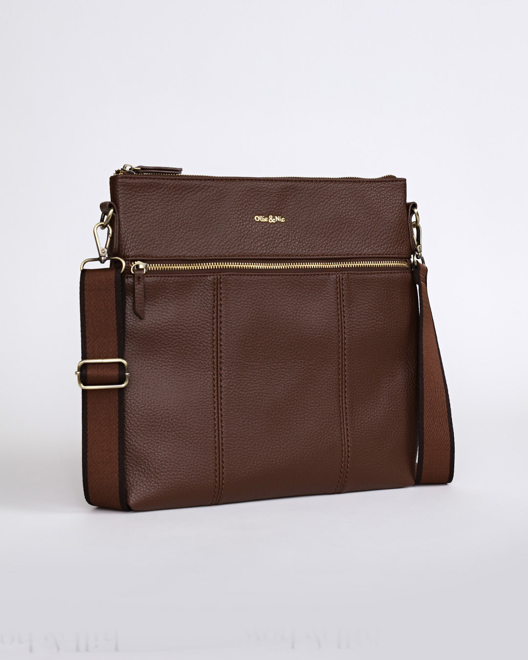 Layla Large Crossbody - Chocolate