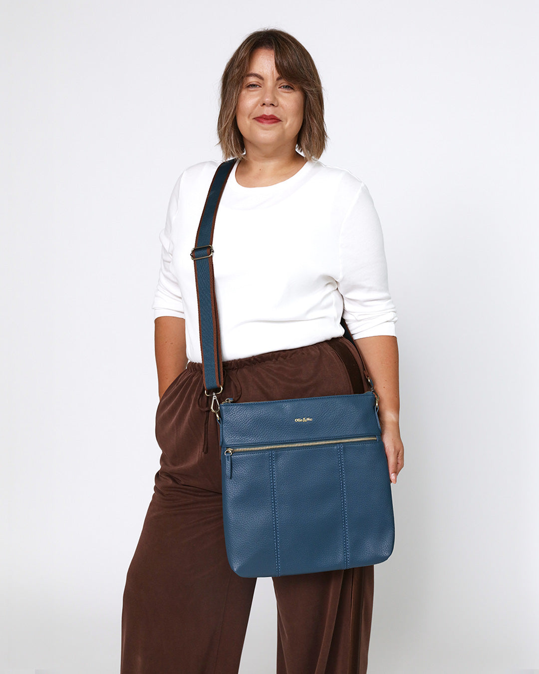 Layla Large Crossbody - Teal