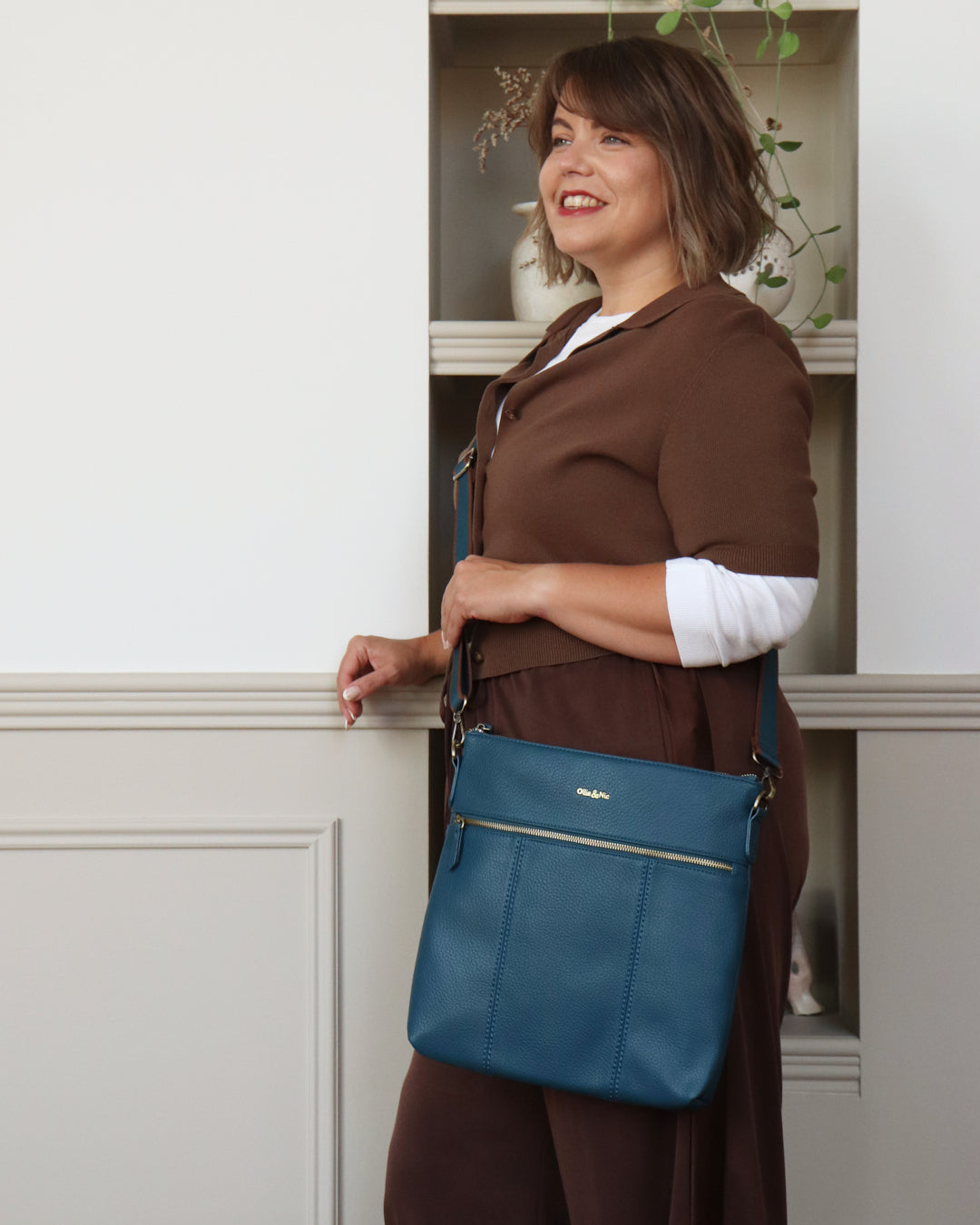 Layla Large Crossbody - Teal
