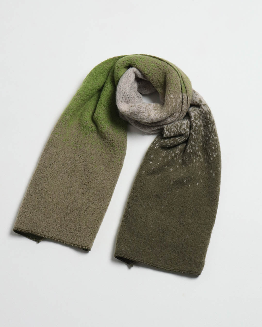 Leah Scarf - Green Ombre