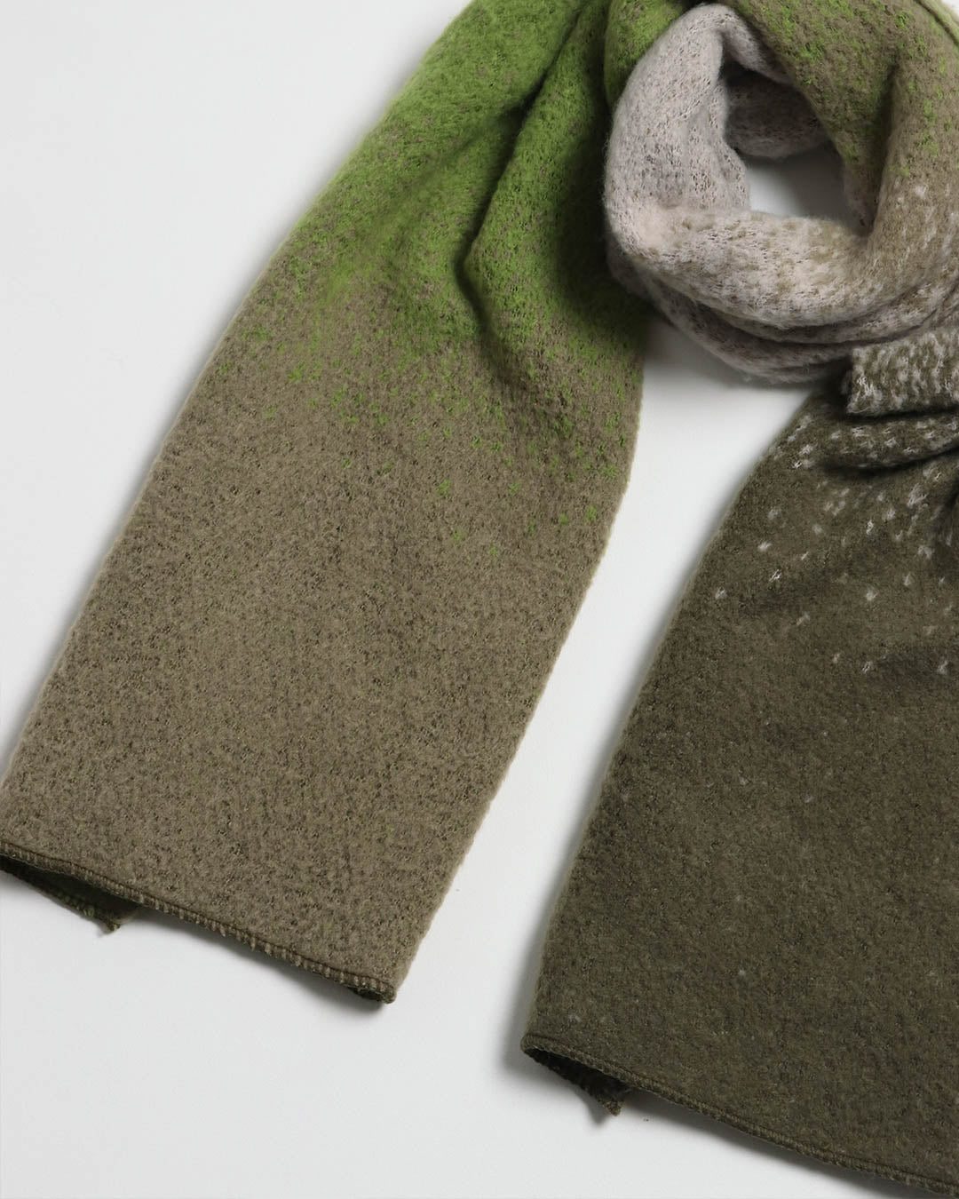 Leah Scarf - Green Ombre