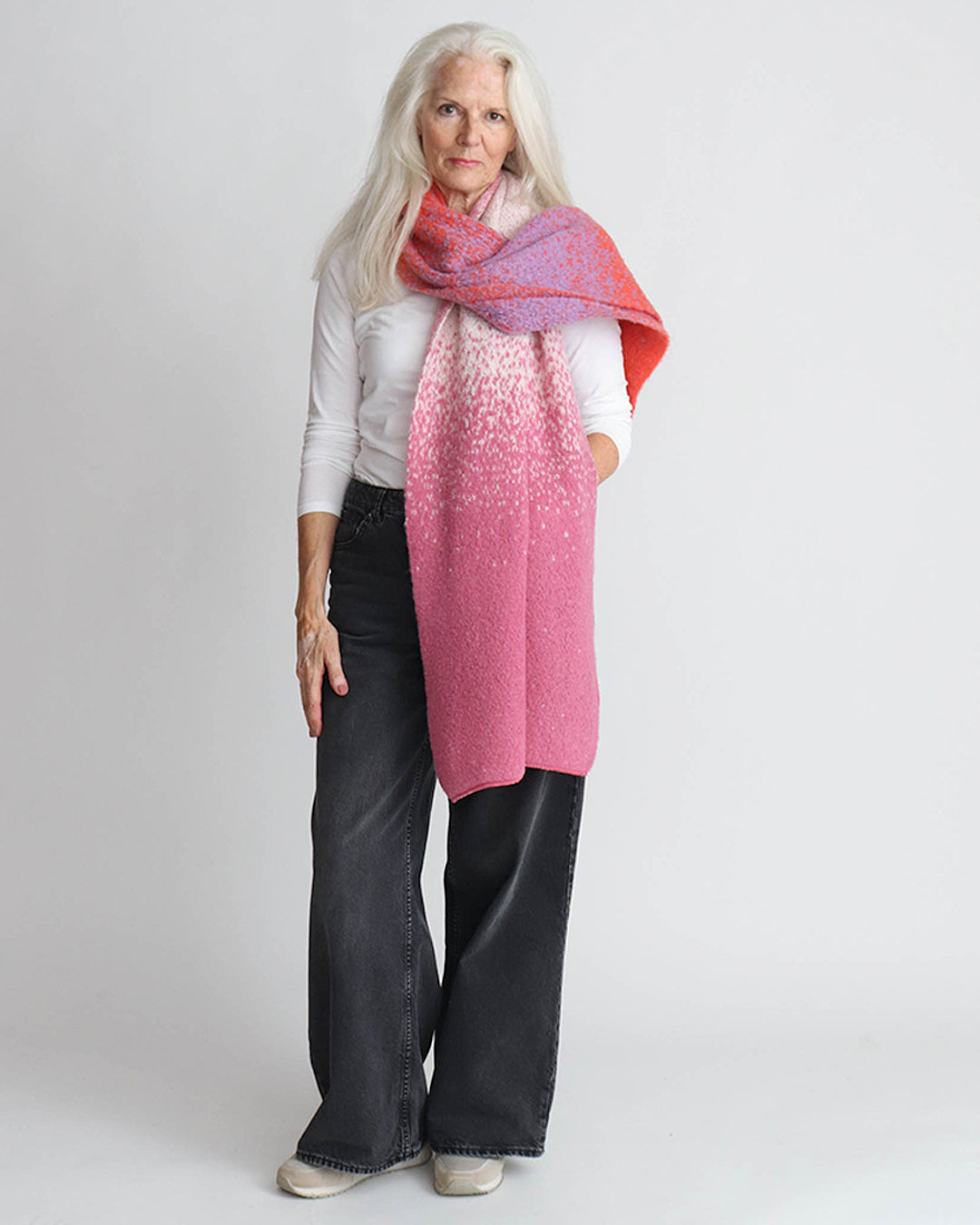 Leah Scarf - Pink Ombre