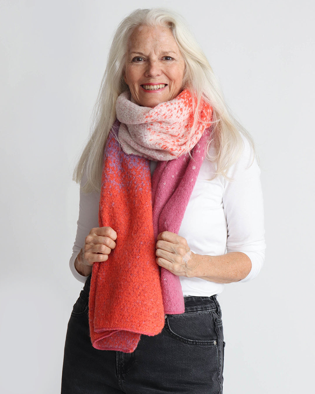 Leah Scarf - Pink Ombre